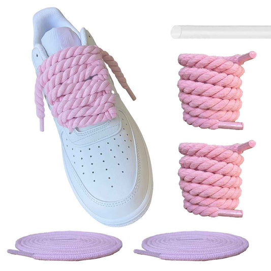 lacets-epais-corde-rose