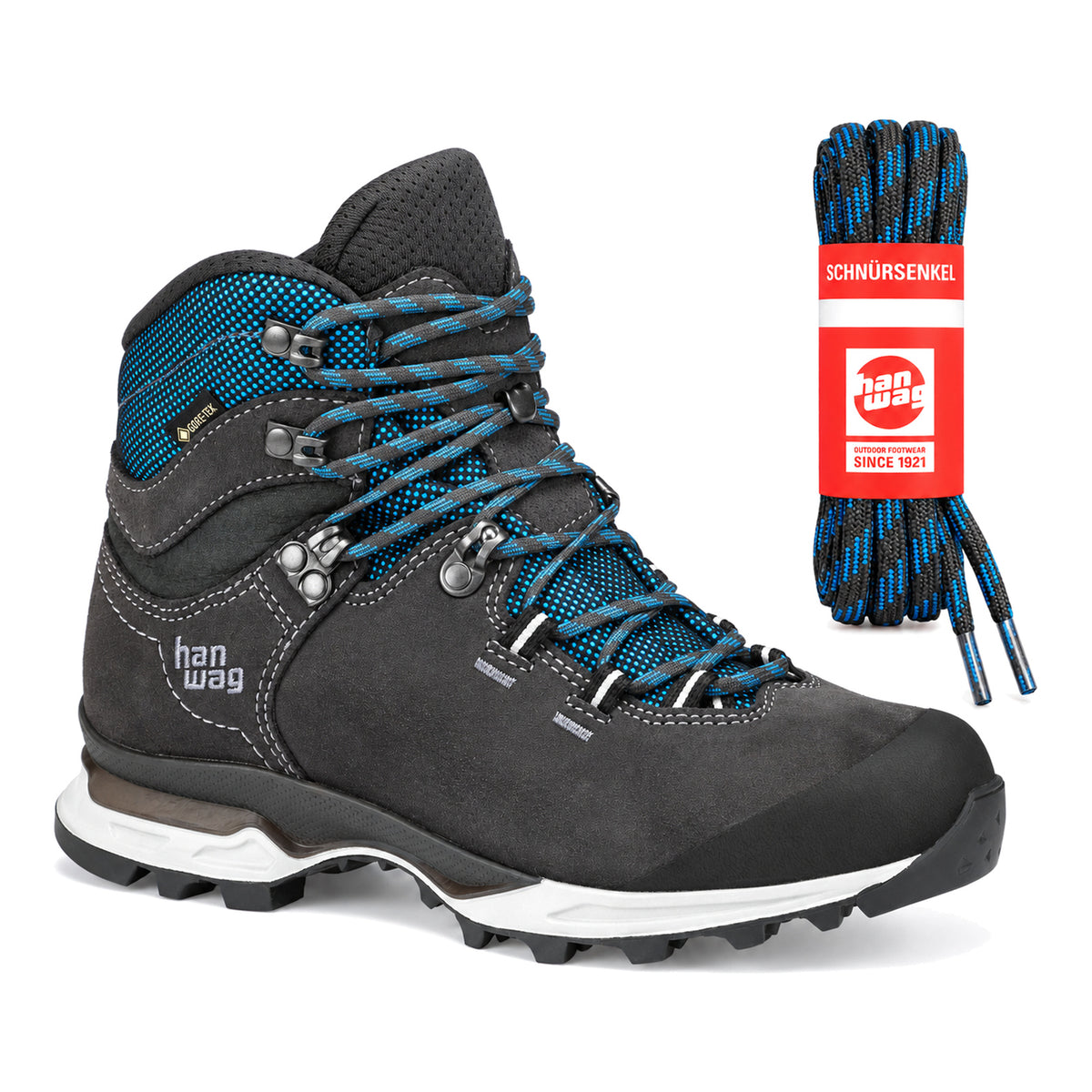 Gris bleu – lacets hanwag gris bleu 05 chaussure tatra light lady gtx