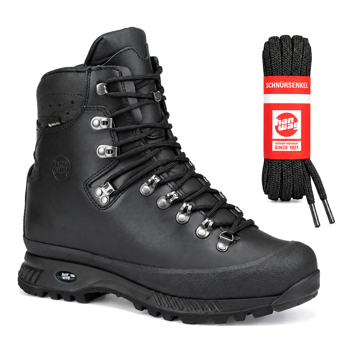Noir – lacets hanwag noir 03 chaussure alaska gtx