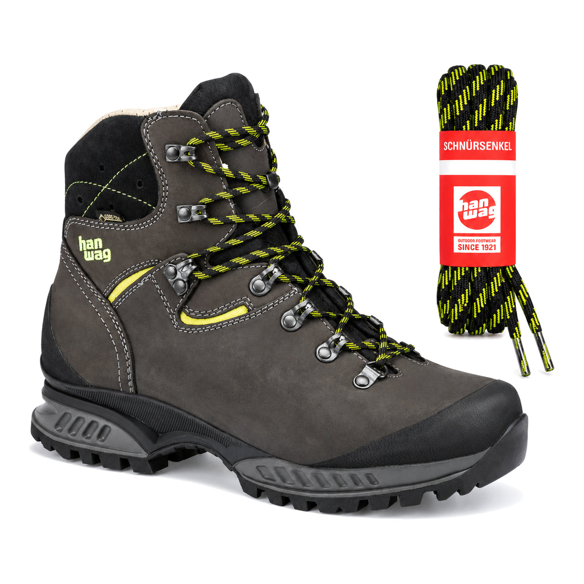 Noir jaune – lacets hanwag noir jaune 04 chaussure tatra ii gtx