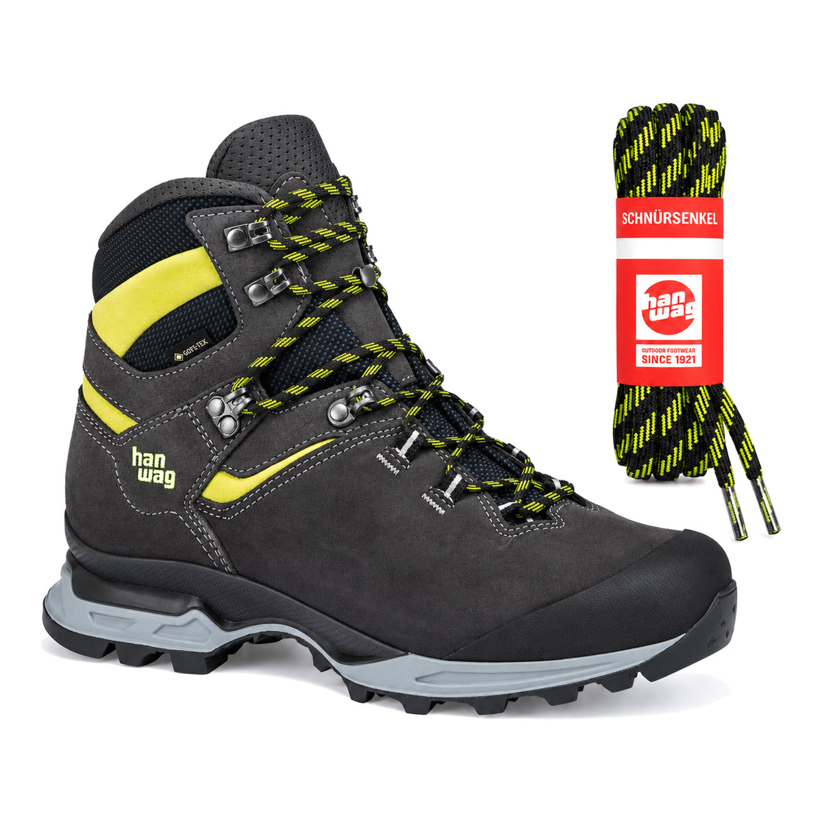 Noir jaune – lacets hanwag noir jaune 05 chaussure tatra light gtx