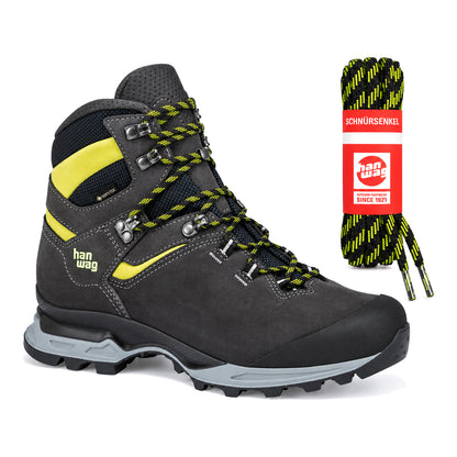 Noir jaune – lacets hanwag noir jaune 05 chaussure tatra light gtx