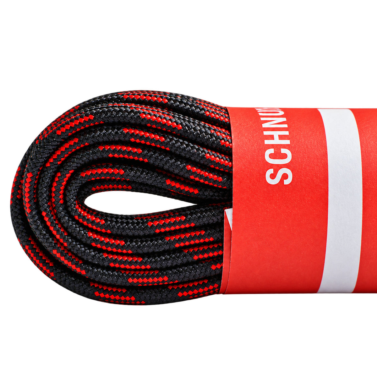 Noir rouge – lacets hanwag noir rouge 02 gros plan