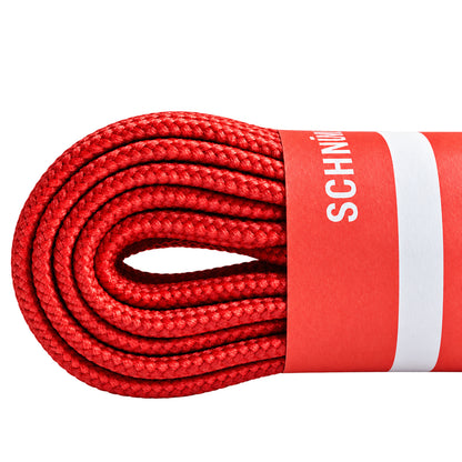 Rouge – lacets hanwag rouge 02 gros plan