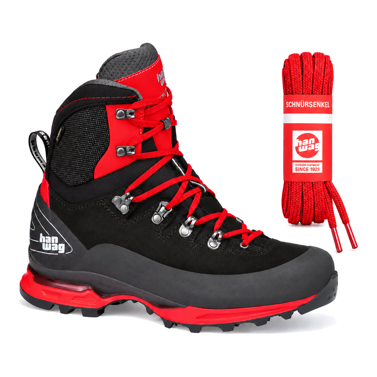 Rouge – lacets hanwag rouge 03 chaussure alverstone ii