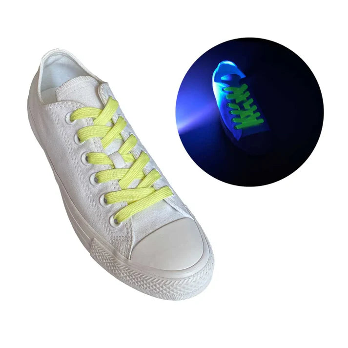 lacets-jaune-lumineux