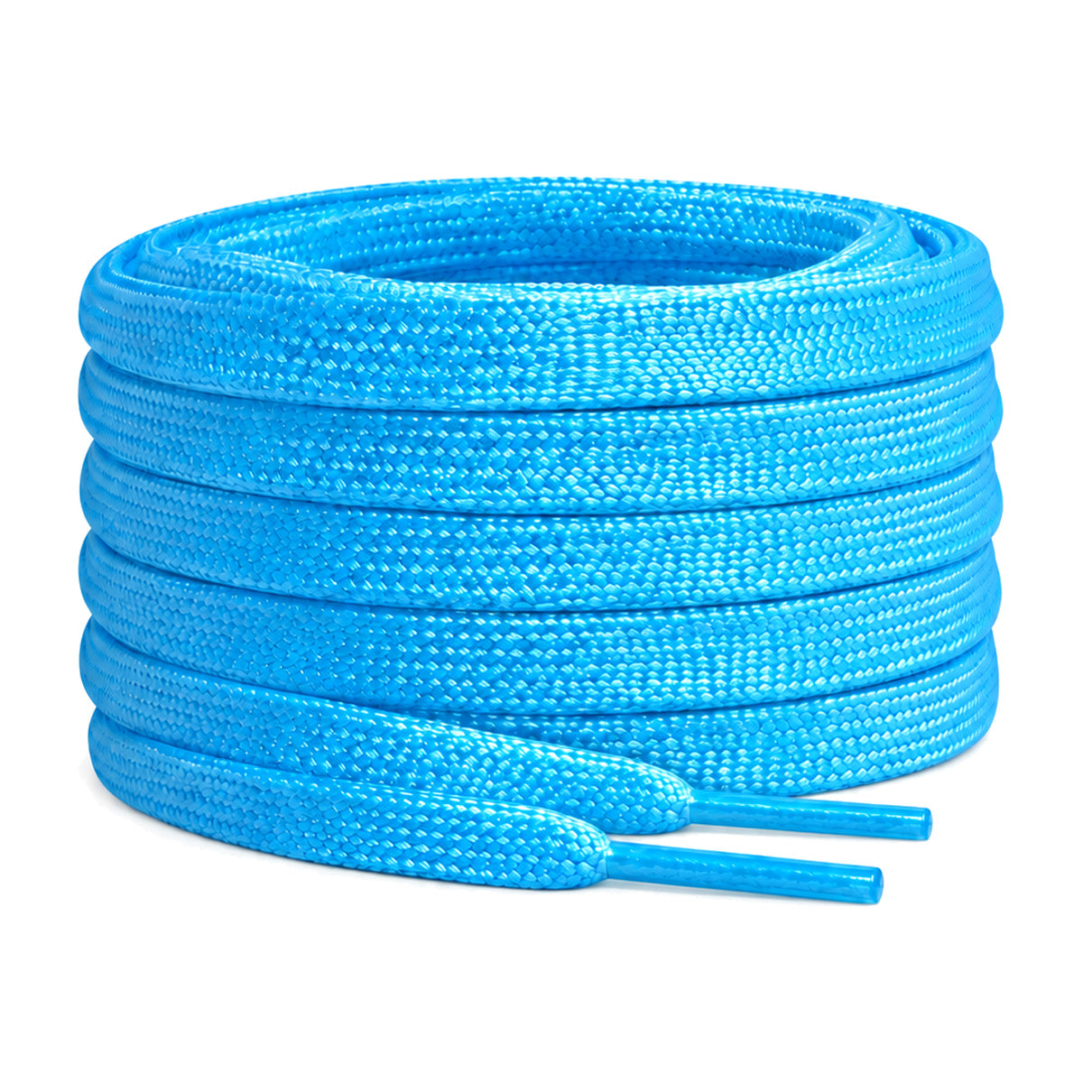 Bleu – lacets lumineux plat bleu 01 image principale