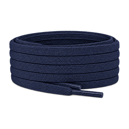 Bleu marine – lacets plat etroit football bleu marine 01 image principale
