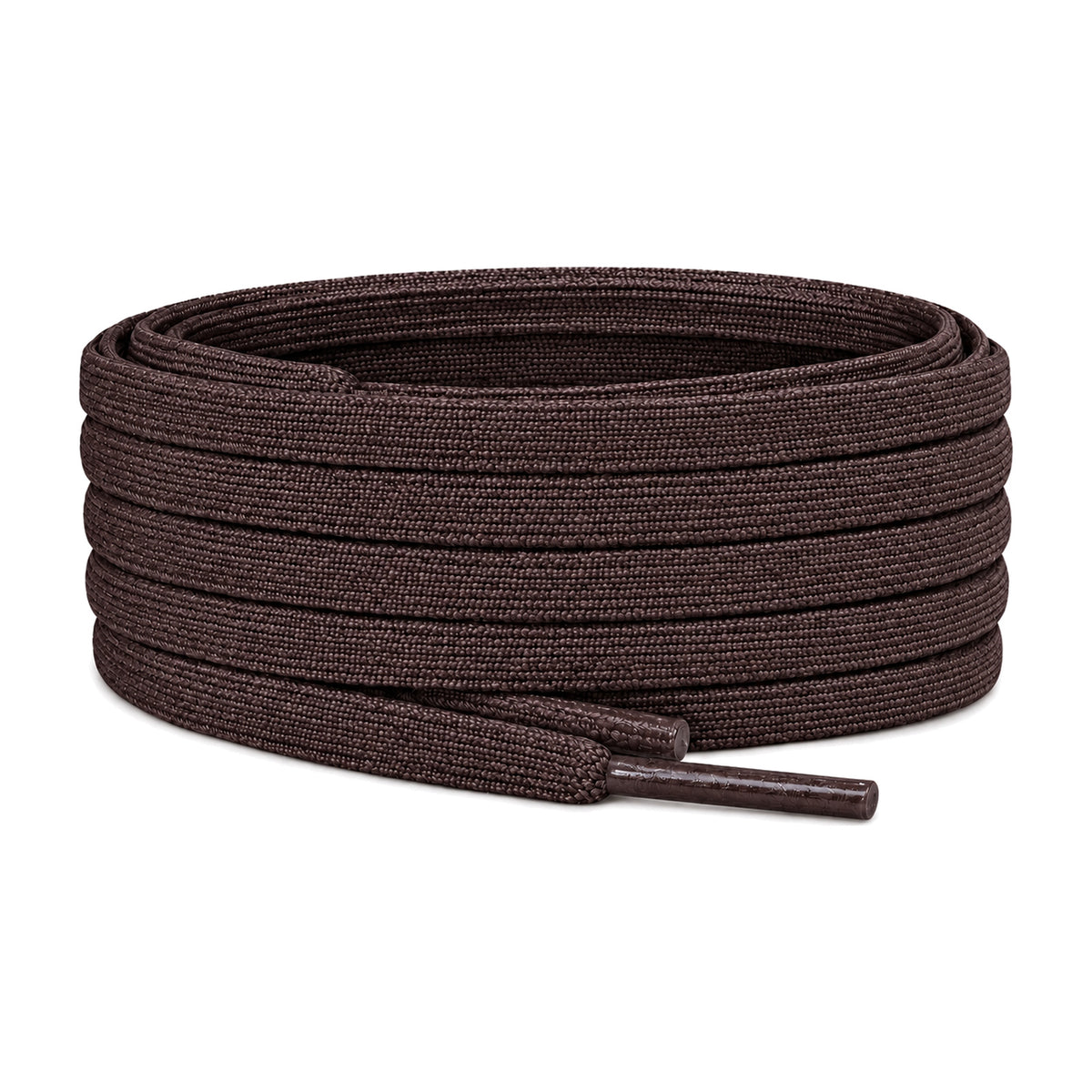 Marron – lacets plat etroit football marron fonce 01 image principale