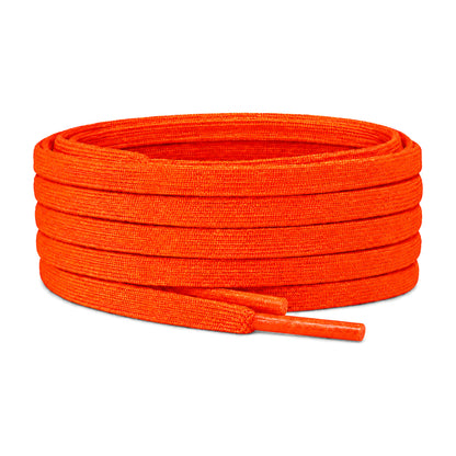 Orange rouge – lacets plat etroit football orange rouge 01 image principale