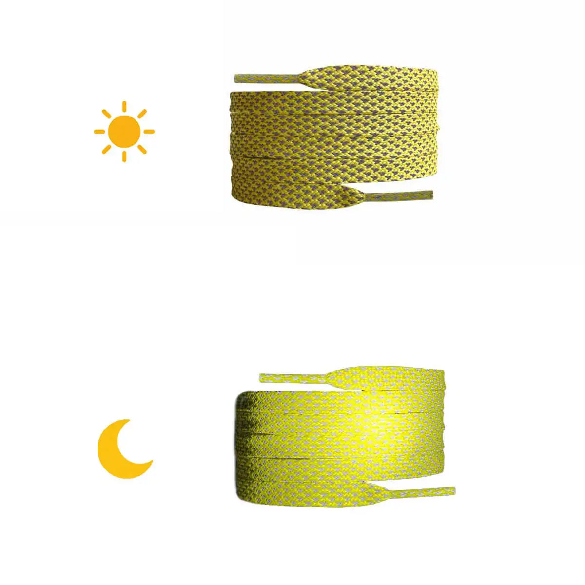 lacets-plats-reflechissants-jaune-3