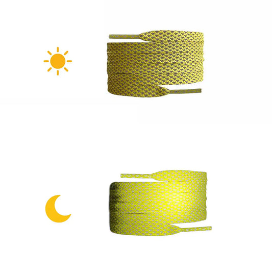 lacets-plats-reflechissants-jaune-3