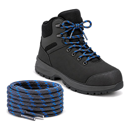 Gris bleu marbré – lacets randonnee gris bleu a motifs 02 chaussure noir