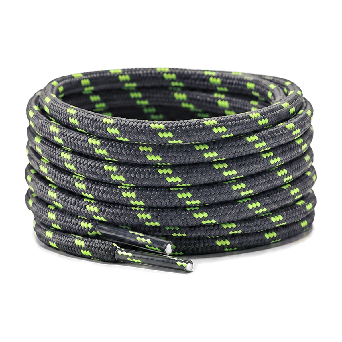 Gris vert fonce neon motifs – lacets randonnee gris fonce vert fluo a motifs 01 image principale