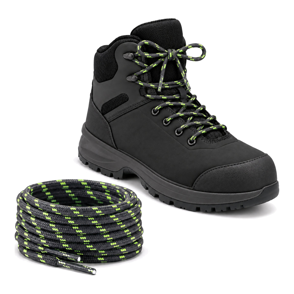 Gris vert fonce neon motifs – lacets randonnee gris fonce vert fluo a motifs 04 chaussure noir