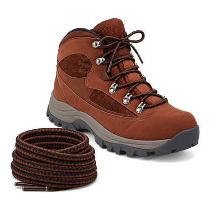 Marron noir – lacets randonnee marron noir 03 chaussure marron rouge