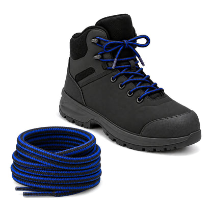 Noir bleu – lacets randonnee noir bleu 02 chaussure noir