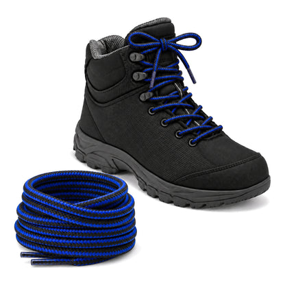 Noir bleu – lacets randonnee noir bleu 03 chaussure noir