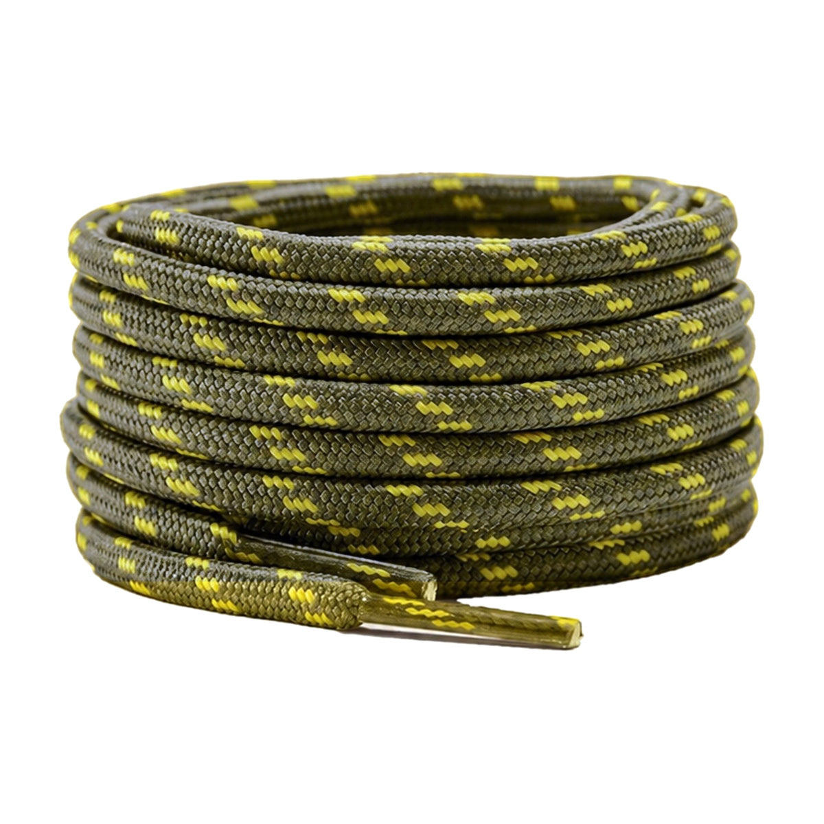 Vert olive jaune – lacets randonnee vert olive jaune a motifs 01 image principale