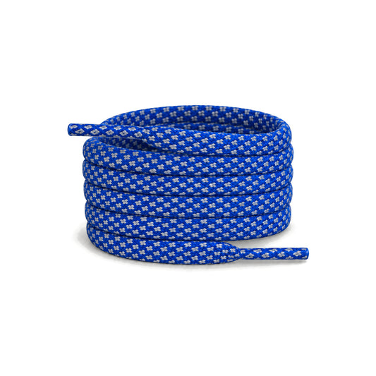 Bleu – lacets reflechissant plat bleu 01 image principale