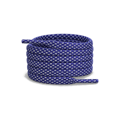 Bleu foncé – lacets reflechissant plat bleu fonce 01 image principale