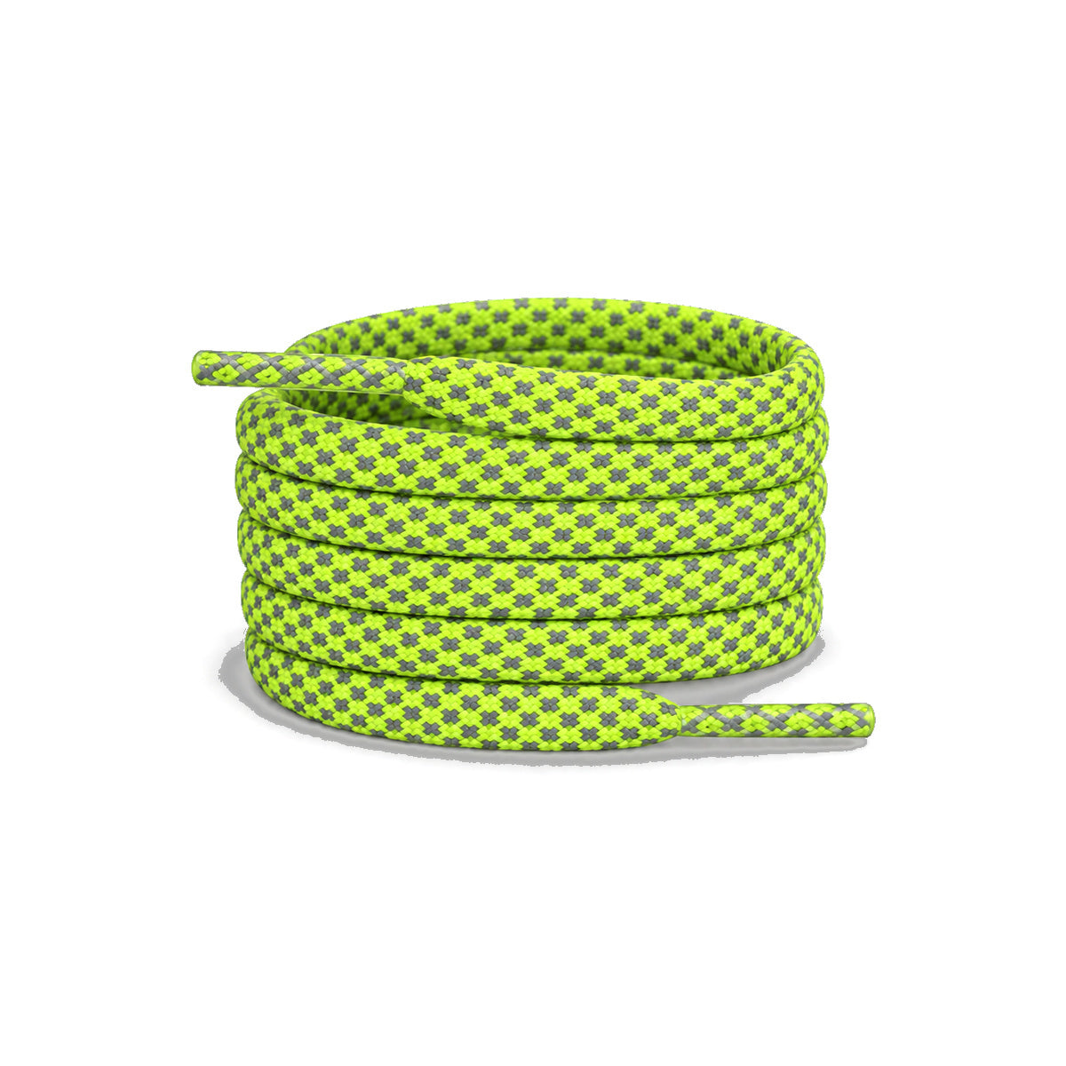 Jaune Vert Neon – lacets reflechissant plat jaune vert fluo 01 image principale