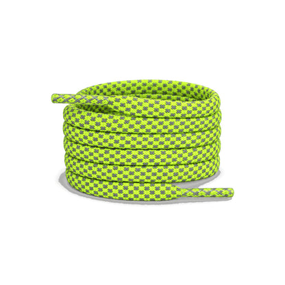Jaune Vert Neon – lacets reflechissant plat jaune vert fluo 01 image principale