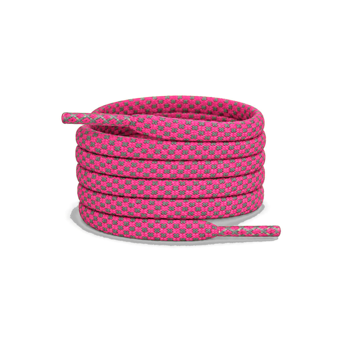 Rose vif néon – lacets reflechissant plat rose fluo 01 image principale