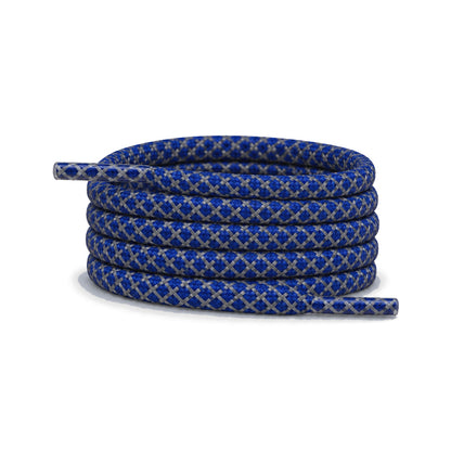Bleu – lacets reflechissant rond bleu