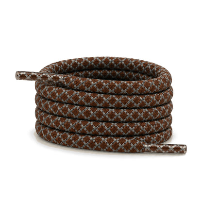 Marron – lacets reflechissant rond marron neu