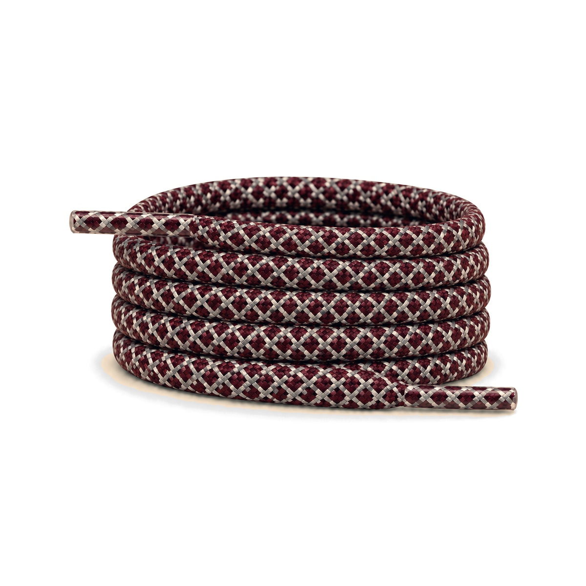 Marron Rouge – lacets reflechissant rond rouge marron
