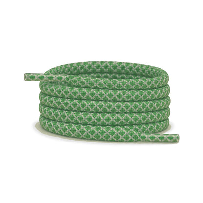 Vert foncé – lacets reflechissant rond vert