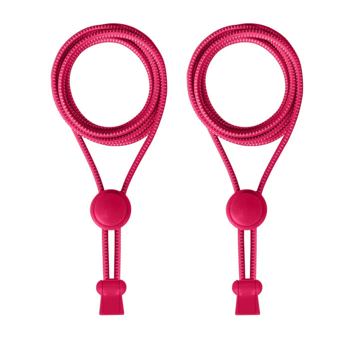 lacets-rose-fonce-fermeture-rapide