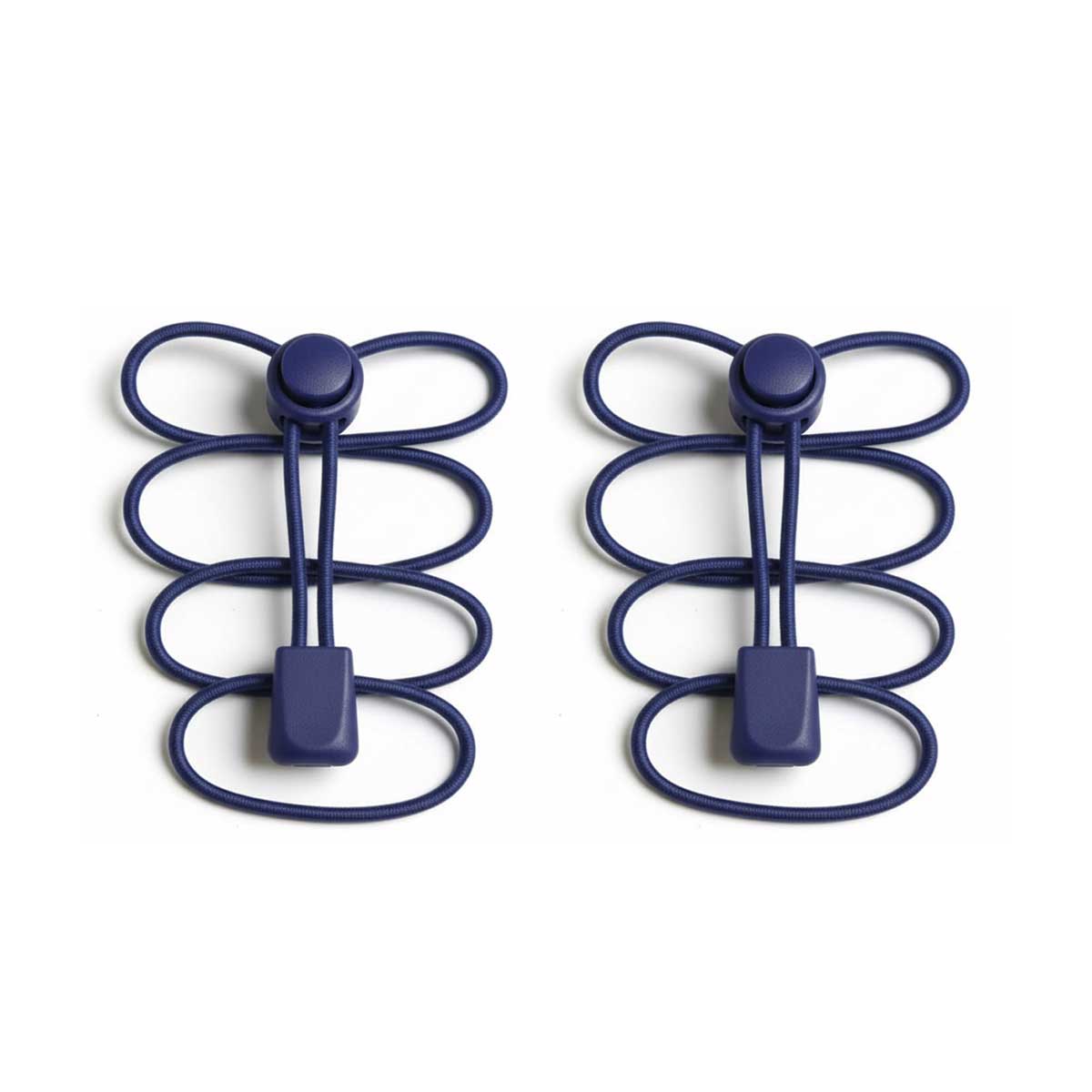 Bleu marine – lacets stopper fermeture rapide bleu marine