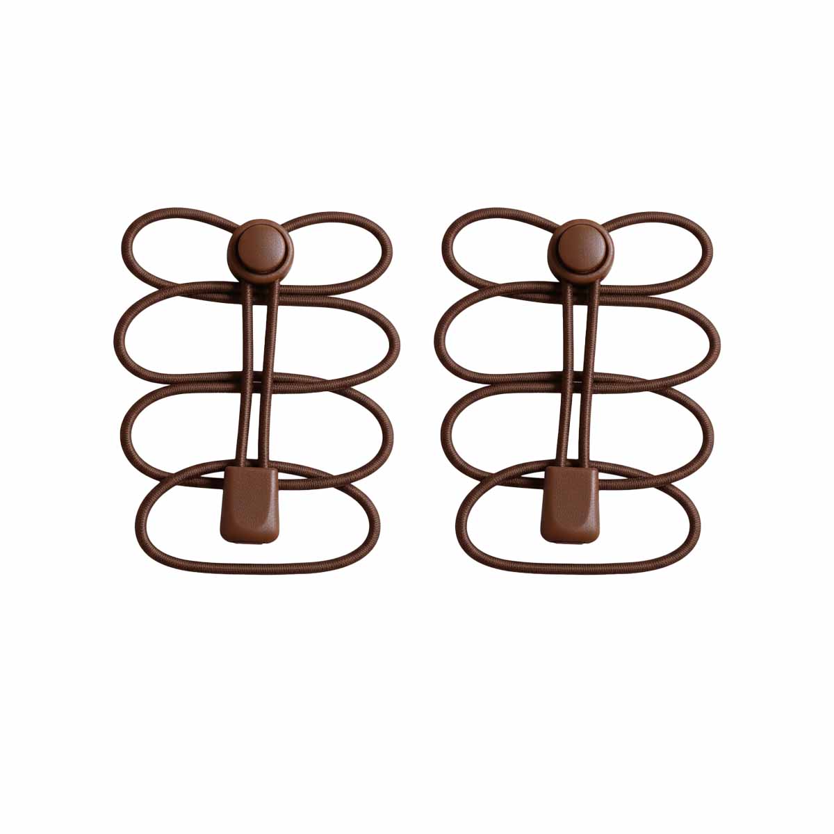 Marron – lacets stopper fermeture rapide marron fonce2