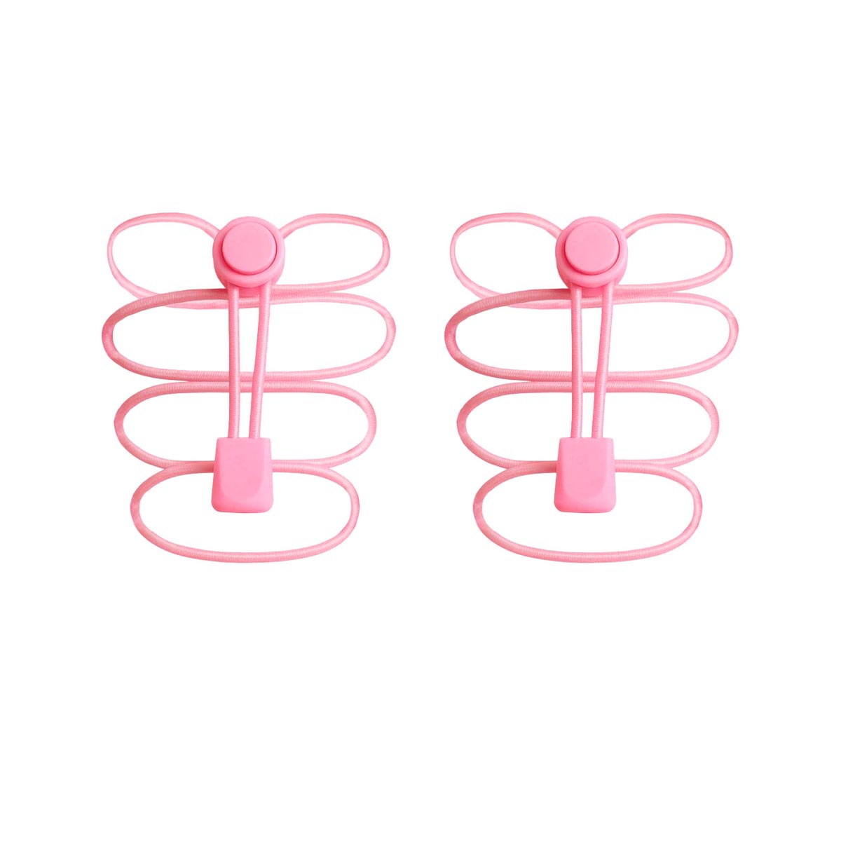 Rose – lacets stopper fermeture rapide rose2