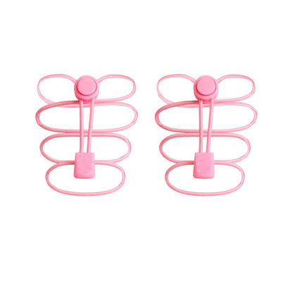 Rose – lacets stopper fermeture rapide rose2