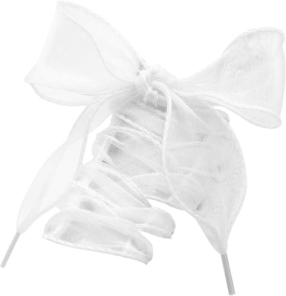 Blanc – organza lacets blanc