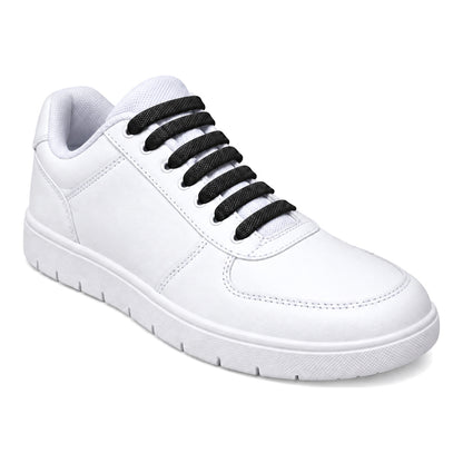 Noir – silicone lacets noir 02 sur chaussure