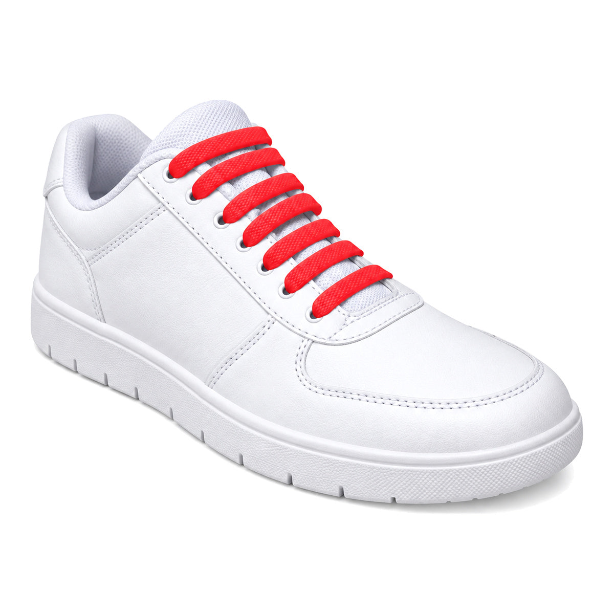 Rouge – silicone lacets rouge 02 sur chaussure